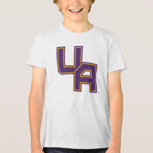 Universität Albany - Initials-Logo Tri-Blend Shirt