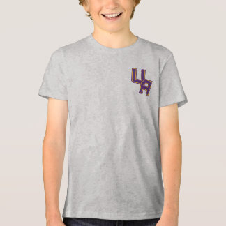 Universität Albany - Initials-Logo Tri-Blend Shirt
