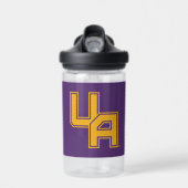 Universität Albany - Initials-Logo Trinkflasche (Vorne)