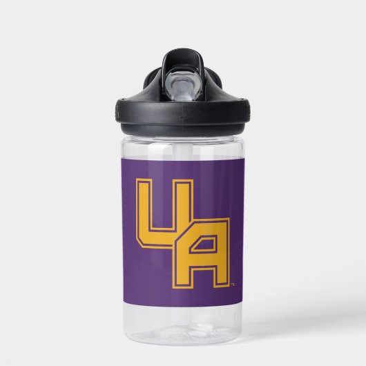 Universität Albany - Initials-Logo Trinkflasche (Vorne)