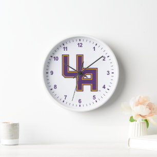 Universität Albany - Initials-Logo Uhr