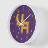 Universität Albany - Initials-Logo Uhr (Winkel)