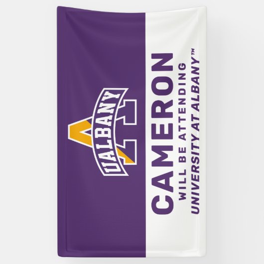 Universität Albany | wird teilnehmen Banner (Vertikal)