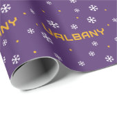 Universität Albany Wordmark 2 Geschenkpapier (Rolleneckpunkt)