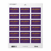 Universität Albany Wordmark Adressaufkleber (Vorne)