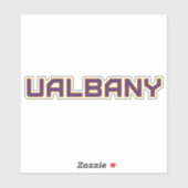 Universität Albany Wordmark Aufkleber (Blatt)