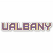 Universität Albany Wordmark Aufkleber (Vorderseite)