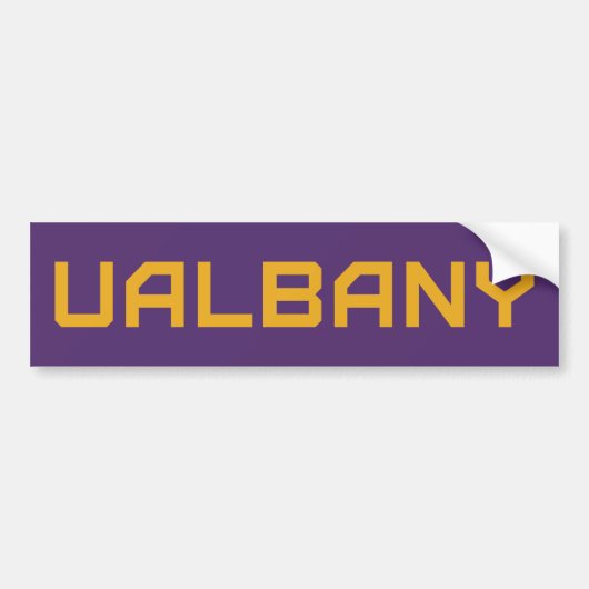 Universität Albany Wordmark Autoaufkleber (Vorne)