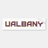 Universität Albany Wordmark Autoaufkleber (Vorne)