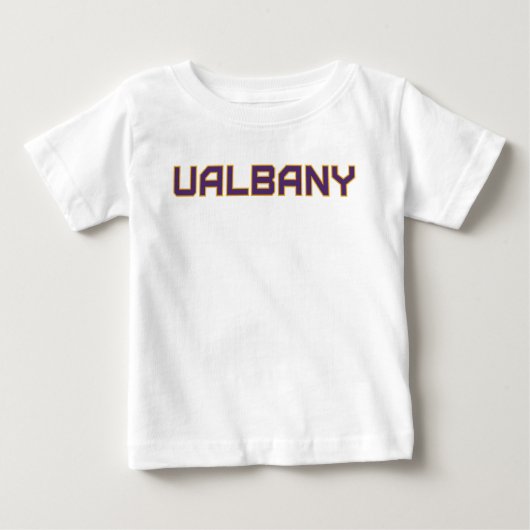 Universität Albany Wordmark Baby T-shirt (Vorderseite)