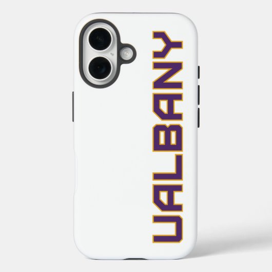 Universität Albany Wordmark Case-Mate iPhone Hülle (Rückseite)