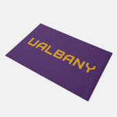 Universität Albany Wordmark Fußmatte (Schrägansicht)