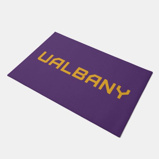 Universität Albany Wordmark Fußmatte (Schrägansicht)