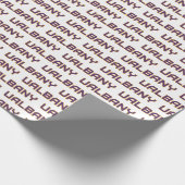 Universität Albany Wordmark Geschenkpapier (Ecke)