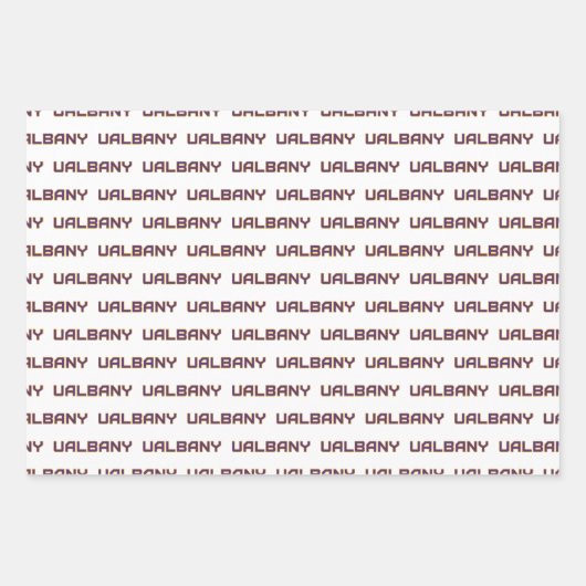 Universität Albany Wordmark Geschenkpapier Set (Vorderseite 2)