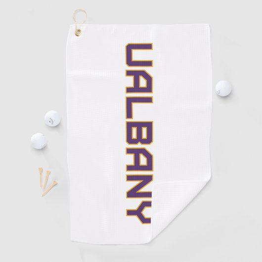 Universität Albany Wordmark Golfhandtuch (Insitu)