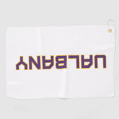 Universität Albany Wordmark Golfhandtuch (Horizontal)