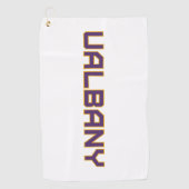 Universität Albany Wordmark Golfhandtuch (Vorderseite)