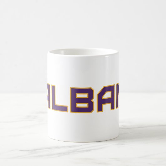 Universität Albany Wordmark Kaffeetasse (Mittel)