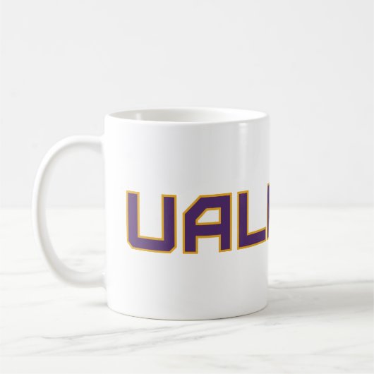 Universität Albany Wordmark Kaffeetasse (Links)
