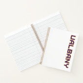 Universität Albany Wordmark Notizblock (Innenseite)