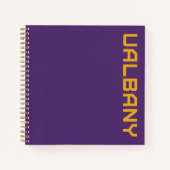 Universität Albany Wordmark Notizblock (Vorderseite)