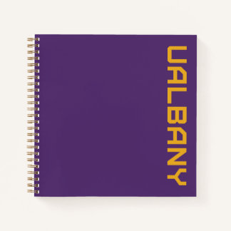 Universität Albany Wordmark Notizblock