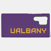 Universität Albany Wordmark Samsung Galaxy Hülle (Rückseite (Horizontal))
