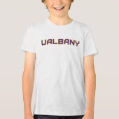 Universität Albany Wordmark Tri-Blend Shirt (Vorderseite)
