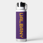 Universität Albany Wordmark Trinkflasche (Hinten)
