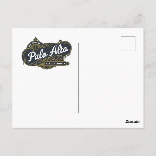 Universität Ave. in den 1950ern Postkarte (Rückseite)