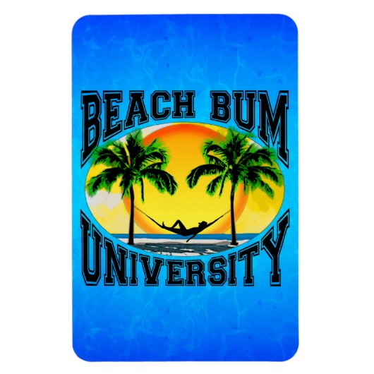 Universität Beach Bum Magnet (Vertikal)