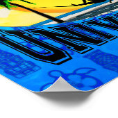 Universität Beach Bum Poster (Ecke)