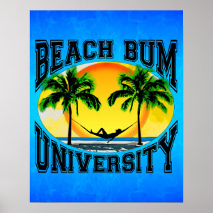 Universität Beach Bum Poster