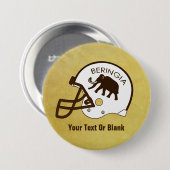 Universität Beringia Fußball Button (Vorne & Hinten)