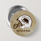 Universität Beringia Fußball Button (Vorne & Hinten)
