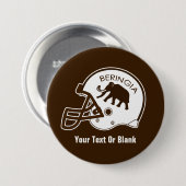 Universität Beringia Fußball Button (Vorne & Hinten)