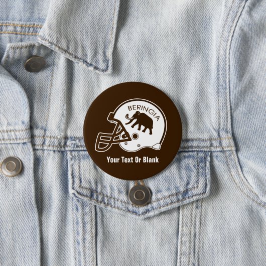Universität Beringia Fußball Button (Beispiel)