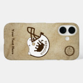 Universität Beringia Fußball Case-Mate iPhone Hülle (Rückseite (Horizontal))