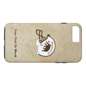 Universität Beringia Fußball Case-Mate iPhone Hülle (Rückseite (Horizontal))