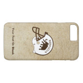 Universität Beringia Fußball Case-Mate iPhone Hülle (Rückseite (Horizontal))