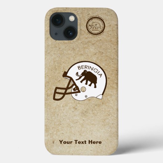 Universität Beringia Fußball Case-Mate iPhone Hülle (Rückseite)
