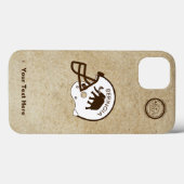 Universität Beringia Fußball Case-Mate iPhone Hülle (Rückseite (Horizontal))
