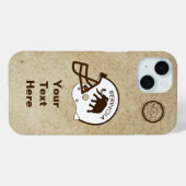Universität Beringia Fußball Case-Mate iPhone Hülle (Rückseite (Horizontal))
