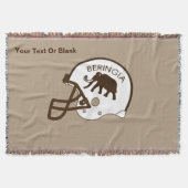 Universität Beringia Fußball Decke (Vorderseite)