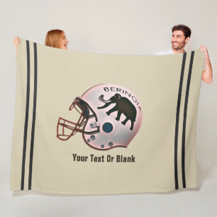 Universität Beringia Fußball Fleecedecke