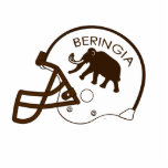 Universität Beringia Fußball Fotoskulptur Magnet<br><div class="desc">Auf dem Helm erscheint auch ein Fußballhelm, der das ikonische, primitive Wooly Mammoth Maskottchen der mythischen Universität Beringia trägt, das 2000 v. u. Z. gegründet wurde, Textlesen, "BERINGIA". Beringia ist der Name, der der Beringbrücke und den angrenzenden Gebieten von Alaska und Sibirien gegeben wurde. Das Wooly Mammoth Bild hat eine...</div>