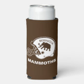 Universität Beringia Fußball Helmet Can Cooler Selters Dosenkühler (Seltzer Vorderseite)