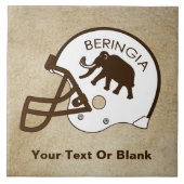 Universität Beringia Fußball Helmet Fliese (Vorderseite)