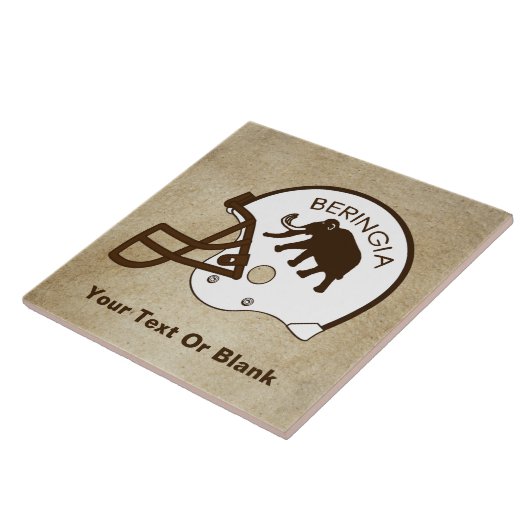 Universität Beringia Fußball Helmet Fliese (Seite)